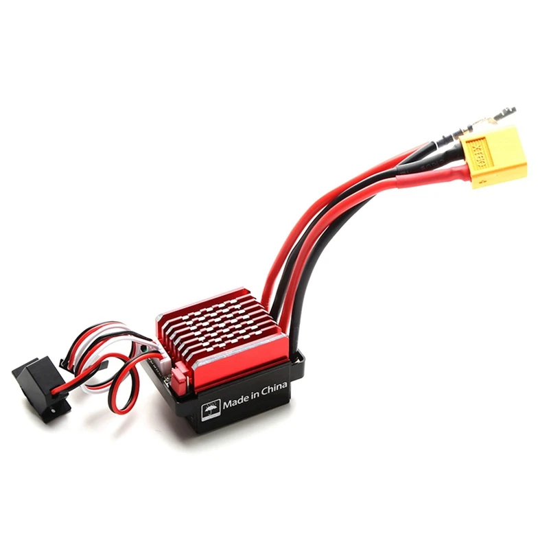 

60A Dual Way ESC Speed Controller Forward Reverse Brake For 1/10 RC Crawler Tamiya Axial Scx10 Traxxas TRX4