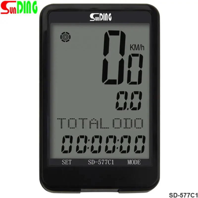 

SUNDING MTB Road Bicycle Computer SD-577C1 Waterproof Wireless Large-screen Code Table For Cycling Speedometer Bike Accessories