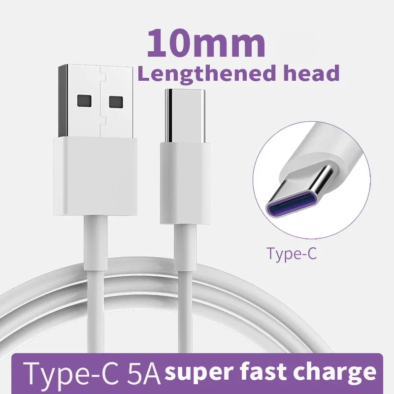 

5A USB Cable Extended Version Type C 1M Premium Type C Type C 5A USB Cable for Haier Titan T5 ，Oukitel WP7 WP6 WP8 WP5 WP