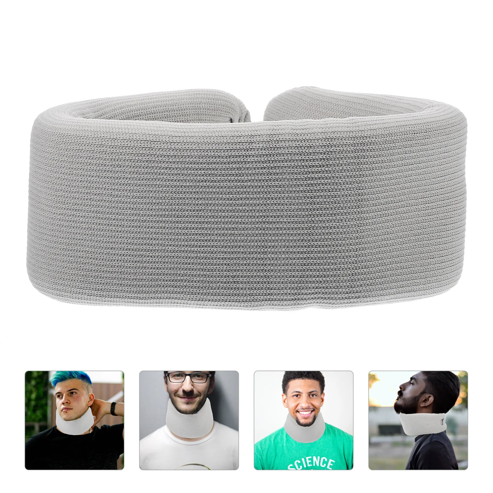 

Neck Brace Collar Wrap Cervical Support Women Pain Protector Soft Travel Pillow Warming Supple Stabilizer Stretcher Supporter