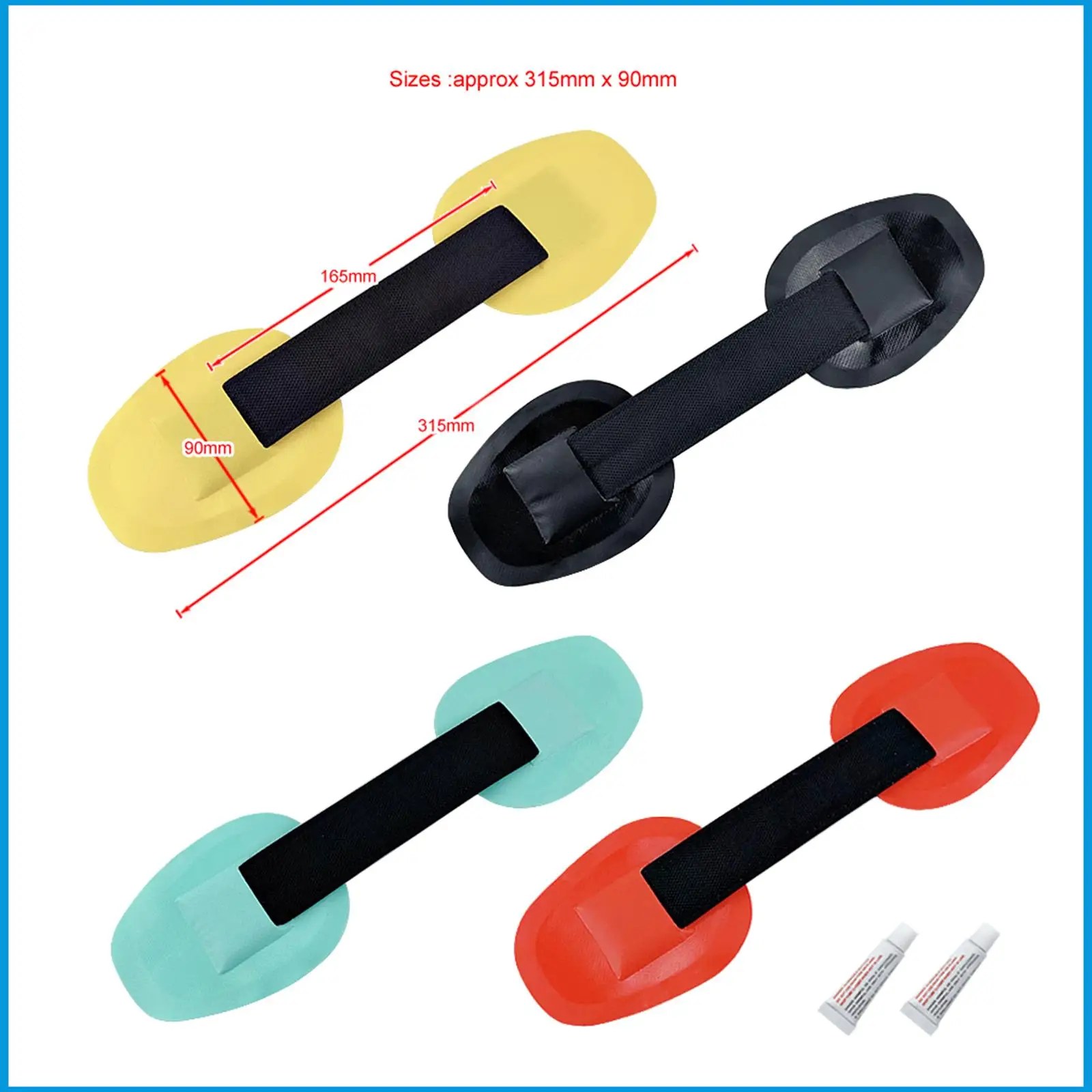 

PVC Seat Strap Patch Fixed Webbing Handle Patch Boat Handle for Inflatable Boats Canoe Dinghy Fishing Boat Armrest Surfing