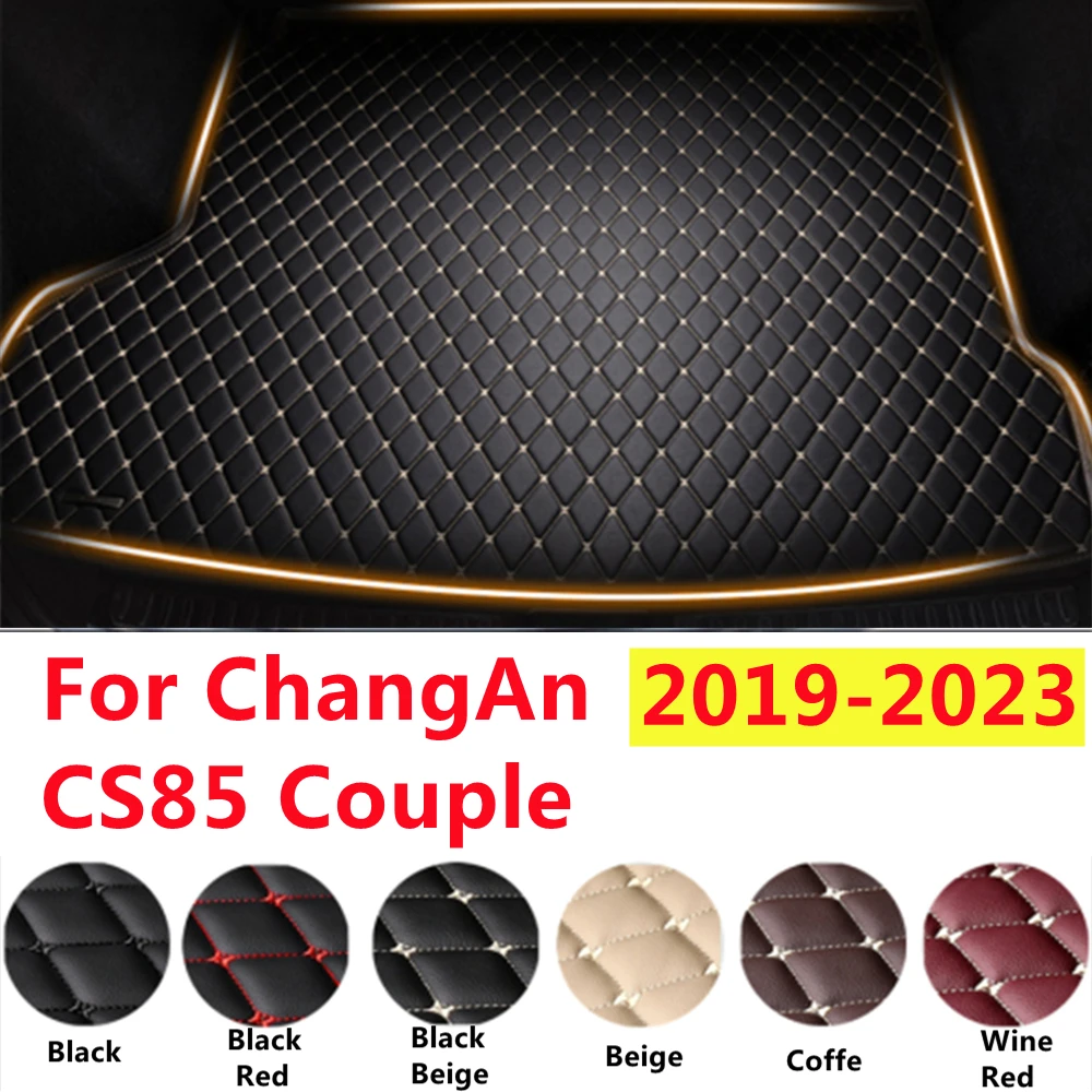 

SJ XPE Leather Car Trunk Mat Fit For ChangAn CS85 Couple Tail Boot Tray Auto Liner Cargo Carpet Luggage Mud Pad Accessories