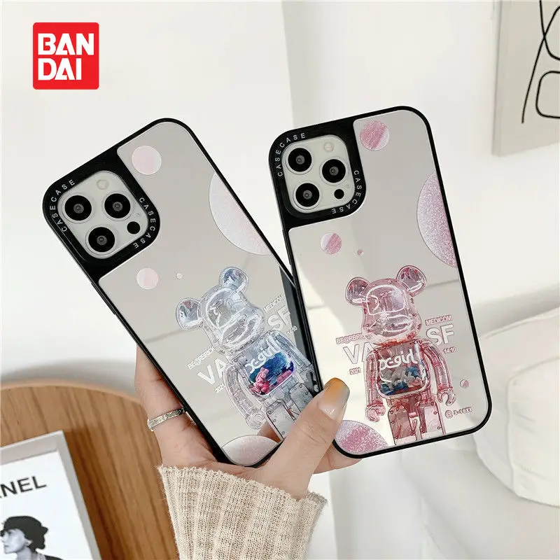 

Bandai Роскошный чехол для IPhone 13 13Pro 12 12Pro 11 Pro X XS Max XR 7 8 Plus мультяшный зеркальный чехол для задней панели телефона трендовые брендовые чехлы