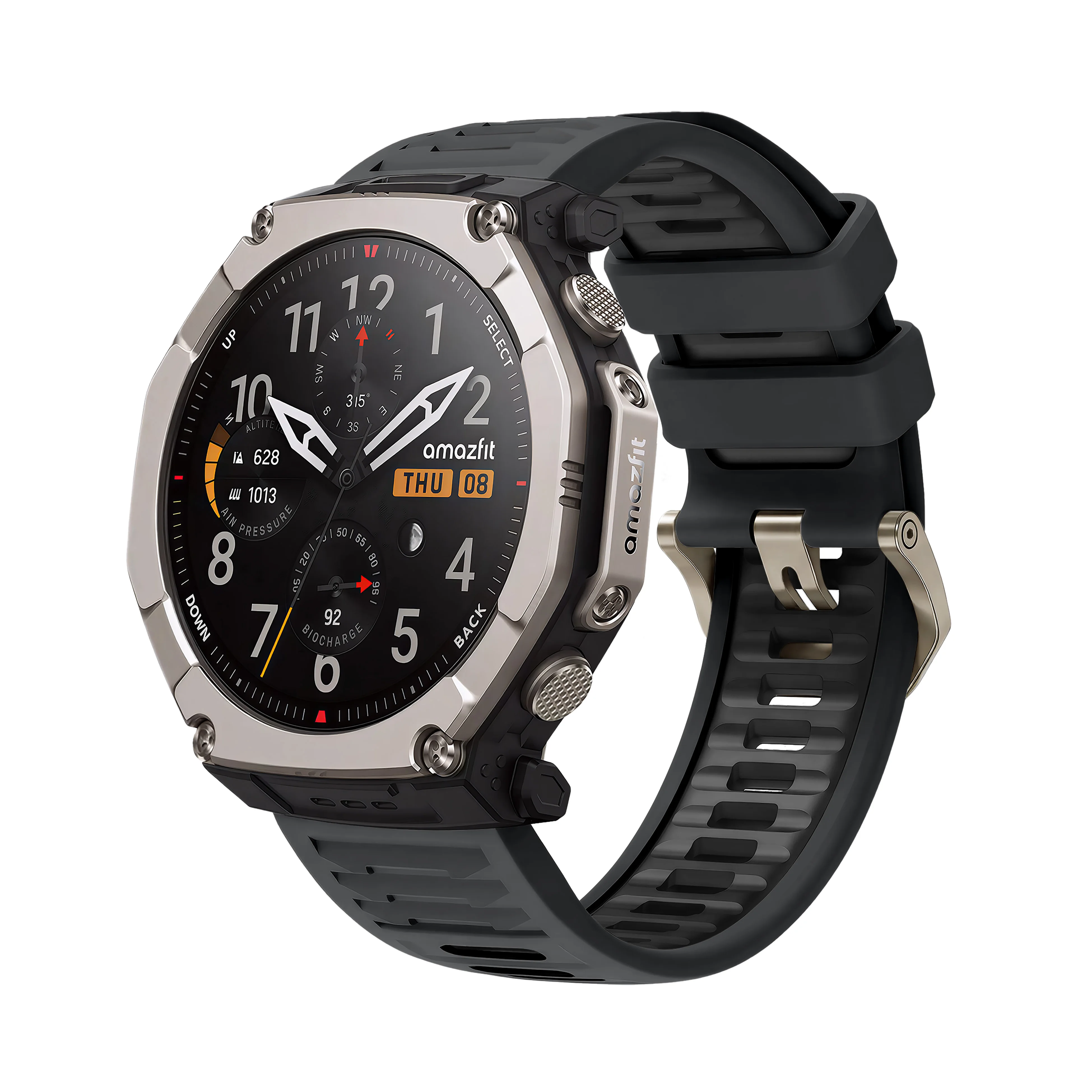 Фото Силиконовый ремешок QuickFit 26 мм для Amazfit T-Rex Ultra 2 51 мм, дышащий, спортивный, водонепроницаемый, сменный браслет №2