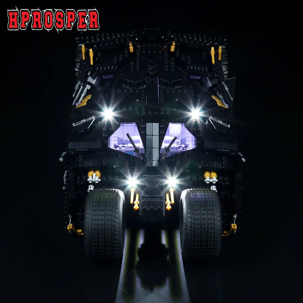 

Hprosper LED Light For 76240 Tumbler Car Building Blocks Lighting Toys Only Lamp+Battery Box(Not Include The Model)