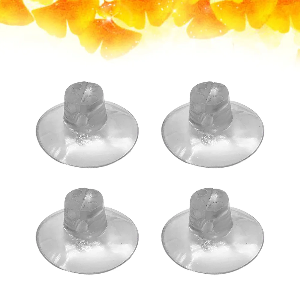 

4pcs 4cm Bathroom Shower Connectors Strong Suction Cup Hanger Waterproof Wall-mounted Hooks Thicken Hangers for Organizer