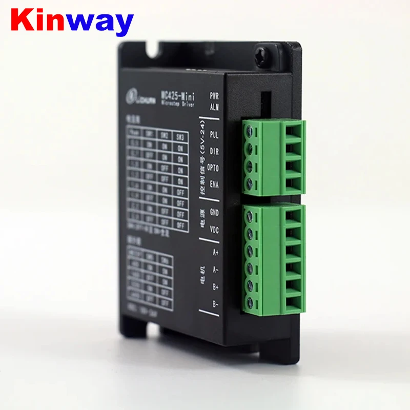 Недорогой Драйвер шагового двигателя Kinway MC556 MINI подходит для Nema23 Nema24 шаговый