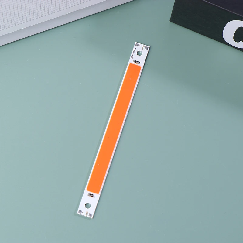 120x10MM 3V 5V Светодиодная лампа COB Strip Chip On Board Теплый Холодный Белый Синий Красный