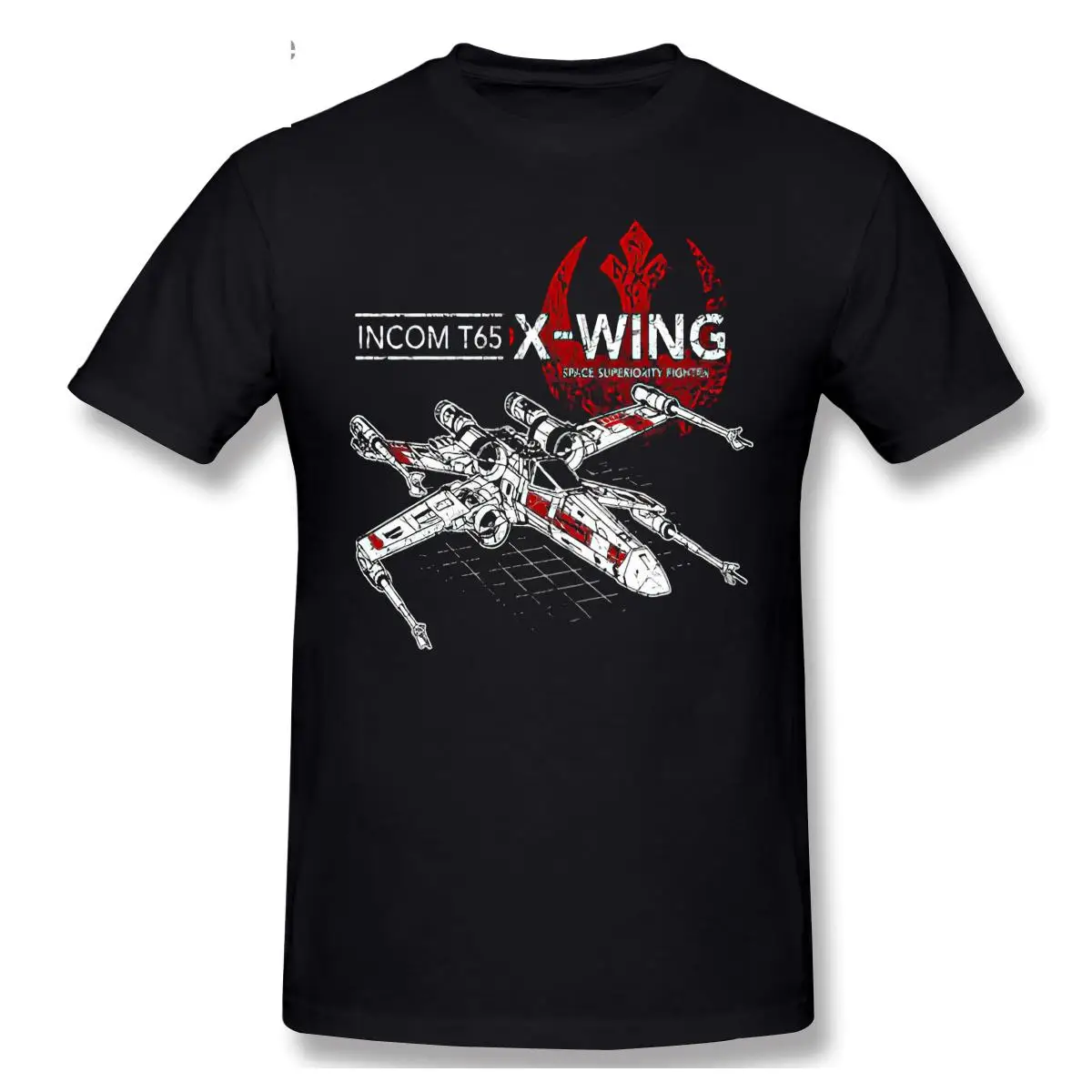 

TIE Fighter Leisure Top T Shirt Aircraft Plane Printed Short Sleeve Casual T-shirt Men Fashion 100% Cotton TShirts Tee Top