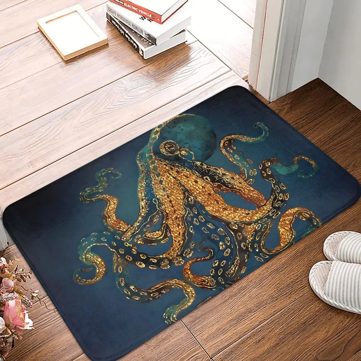 

Bedroom Mat Underwater Dream Cthulhu Octopus Doormat Kitchen Carpet Balcony Rug Home Decor