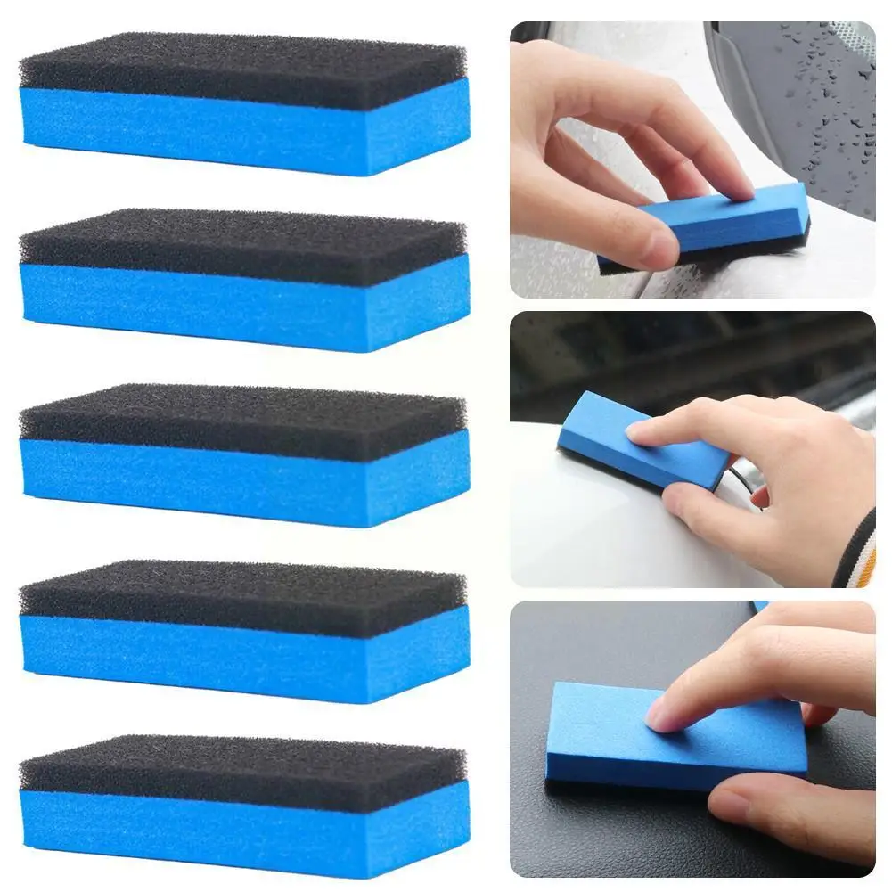 

Автомобильная керамическая губка-аппликатор, стеклянная нано-Восковая губка-аппликатор, покрытие, автомобильные и губки, тканевые синие накладки, квадратная C3C8