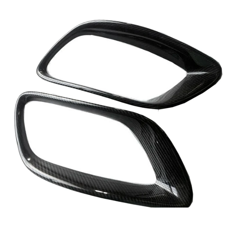 Накладка на выхлопную трубу из натурального углеродного волокна накладка заднюю