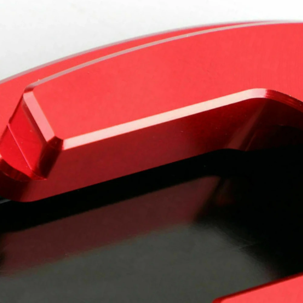 

Brand New Extension Pad Kickstand Side Anti Rust Billet Aluminum Direct Replacement Parts Red Replacements Office