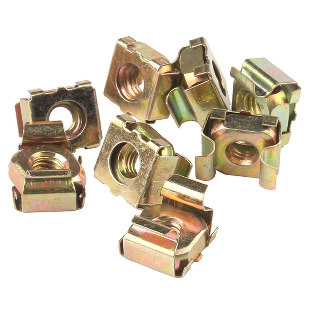M4, M5, M6, M8, M10, M12, цинковая, углеродистая сталь, Кварцевая плавающая гайка, кассета, эластичный корпус, каркас, гайки для шкафа, стойка, монтажная гайка