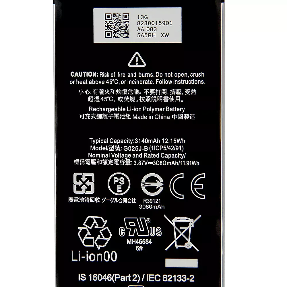 

Original Replacement Battery G020J-B G020I-B G025J-B For Google Pixel 4 XL Pixel4 XL Pixel4 Pixel 4 Pixel 4A Authentic Battery