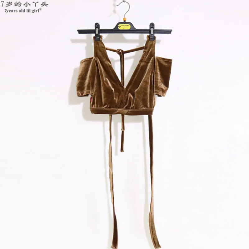 Бархатный костюм для танца живота Fat Chance Tribal Choli с короткими рукавами топCJJ30