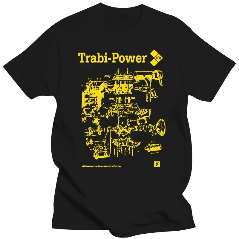 2019 Funny Trabant Shirt Trabi Power Ifa Zwickau Sachsenring Veb Nva Ddr T-Shirt Tees