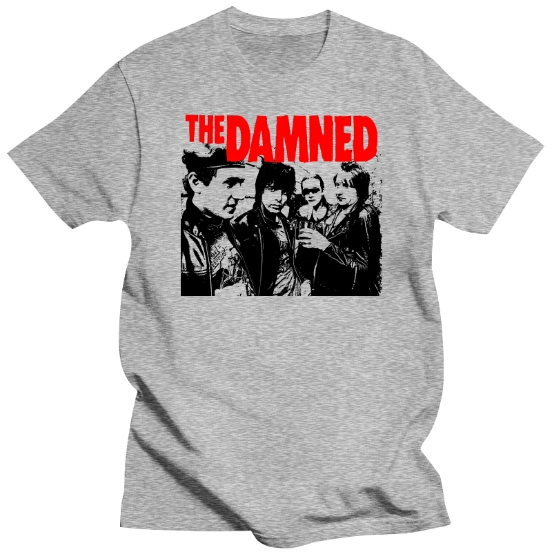 Футболка с капюшоном The Damned 1977 DMN подарочная черная