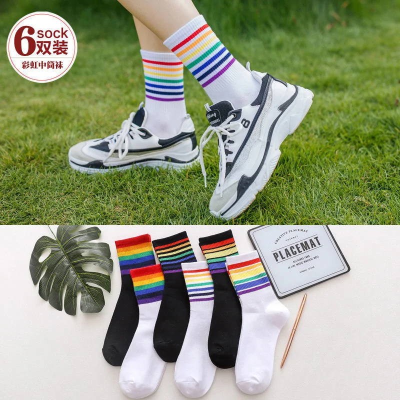 

Носки женские зимние средней длины, 6 пар, 6 пар