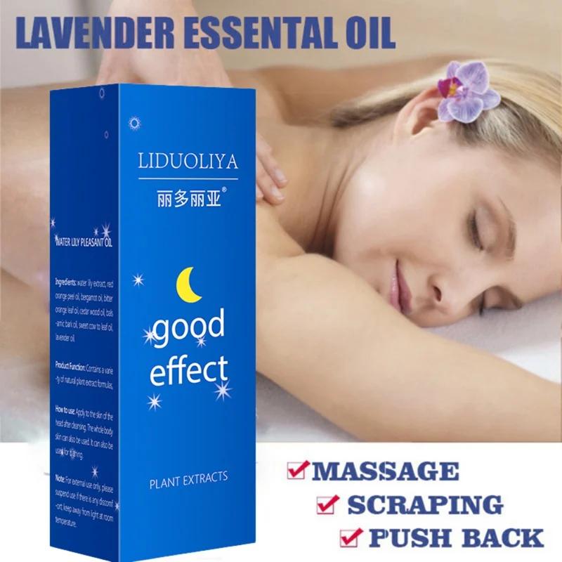 

10ml Body Sleeping Essential Oil Natural Stress Anxiety Pain Relief Massage SPA Scraping Push Back Nourishing Health Care