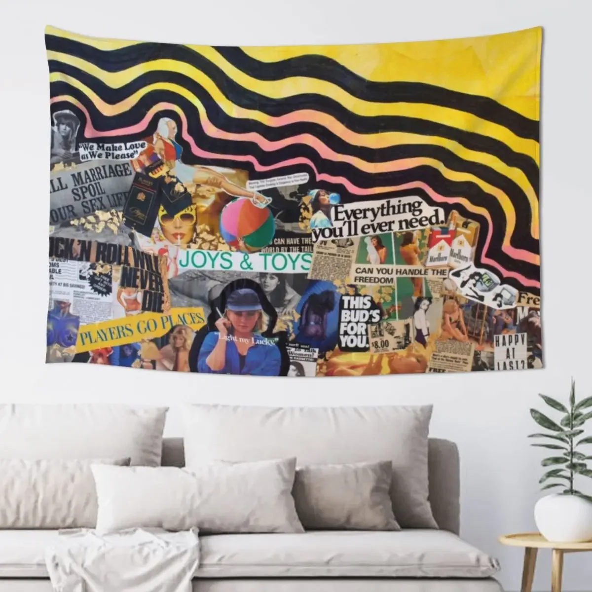 Гобелен Гедонизма милый декор для комнаты предметы украшения стен гобелен