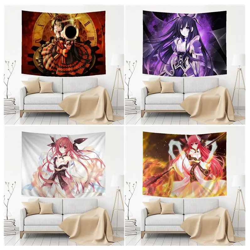 

DATE A LIVE Chart Tapestry Wall Hanging Decoration Household Decor Blanket