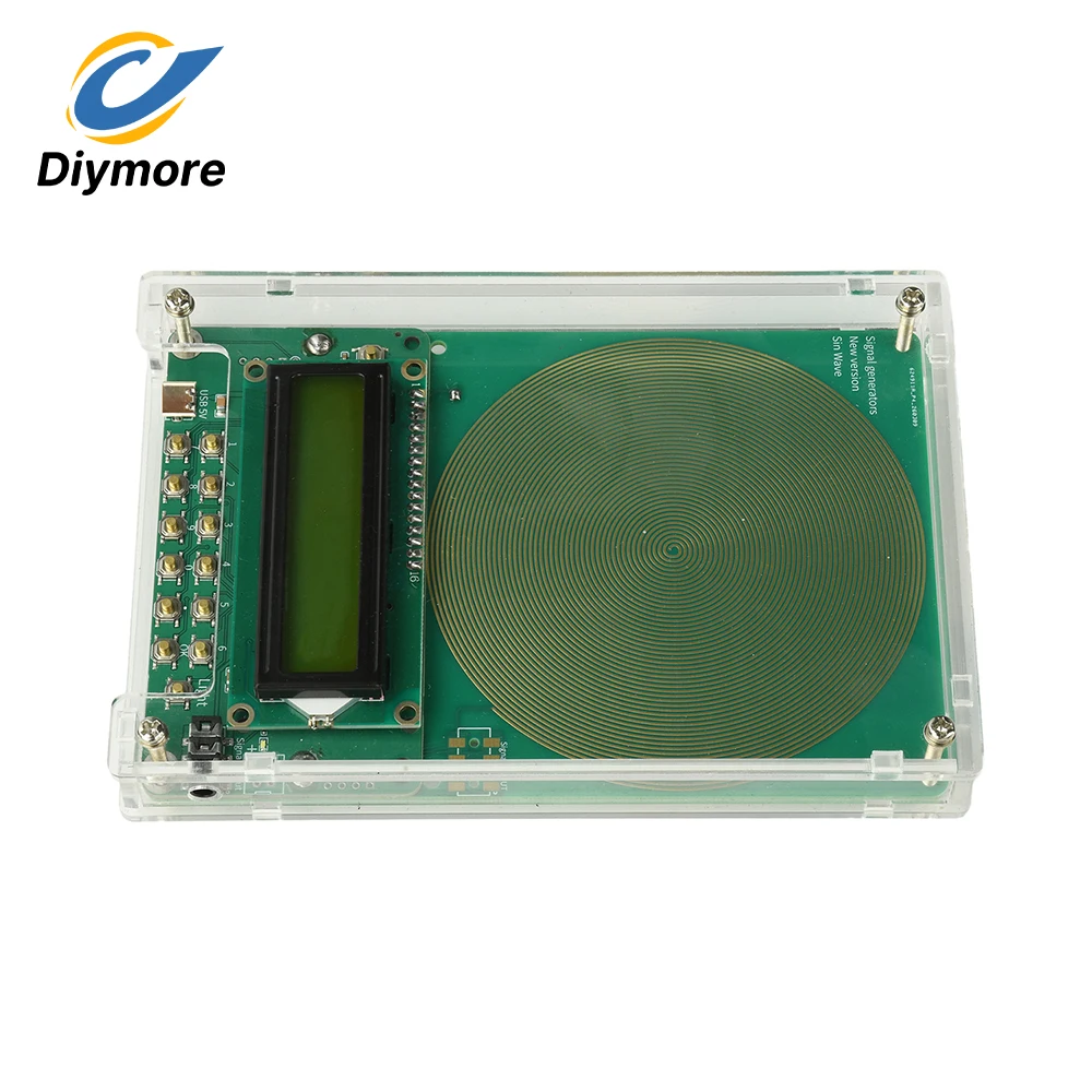 Фото Генератор волн Шумана Type-C 5V, генератор чистого синусоидального сигнала с регулируемой частотой 0,01 Гц-99999 Гц, в комплекте наушники №4