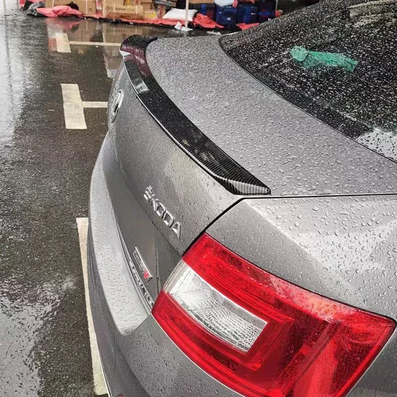 Для Skoda Octavia MK3 2015-2020 седан задний спойлер крыло багажник крыша крышка Baodykit тюнинг