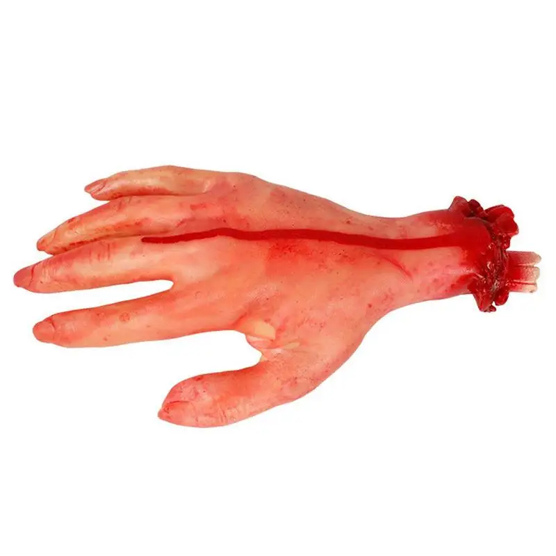 Рука Хэллоуин разделенный поддельный тело сломанный реквизит человеческие части кровь ползучие руки палец зомби ноги часть украшение мертвая нога