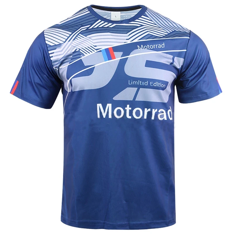 

2023Latest GS Motorcycle Team T-shirt R1200 F850 K1600GT Motorcycle Team Top Men's Outdoor Extreme Sports Quick Dry Short Sleeve