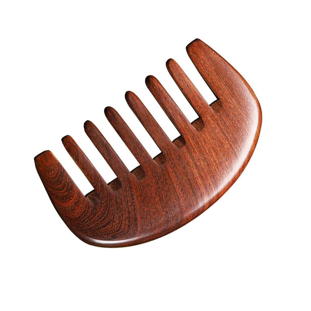 

Portable Wooden Comb Comfortable Wide Tooth Comb Scalp Hair Care Comb