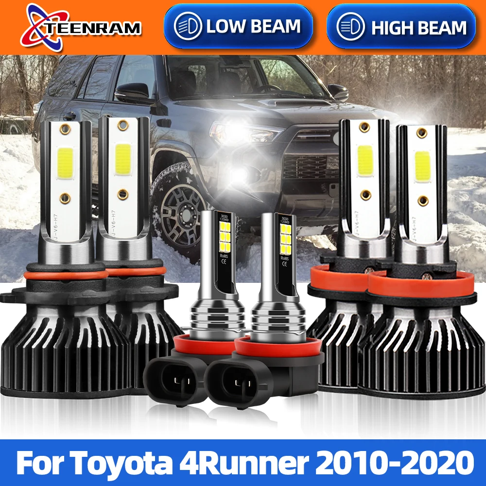 

H11 LED Headlight Bulbs 90W 12000LM 6000K Car Headlight LED Car Lights For Toyota 4Runner 2010-2015 2016 2017 2018 2019 2020