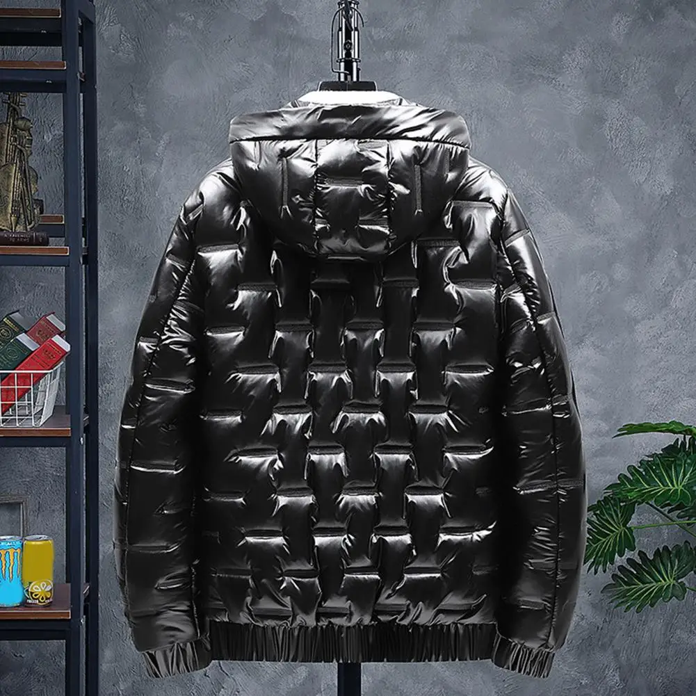 2022 Winter Jackets Men Bright Parka Thickened Warm Waterproof Jackets Male Down Coats