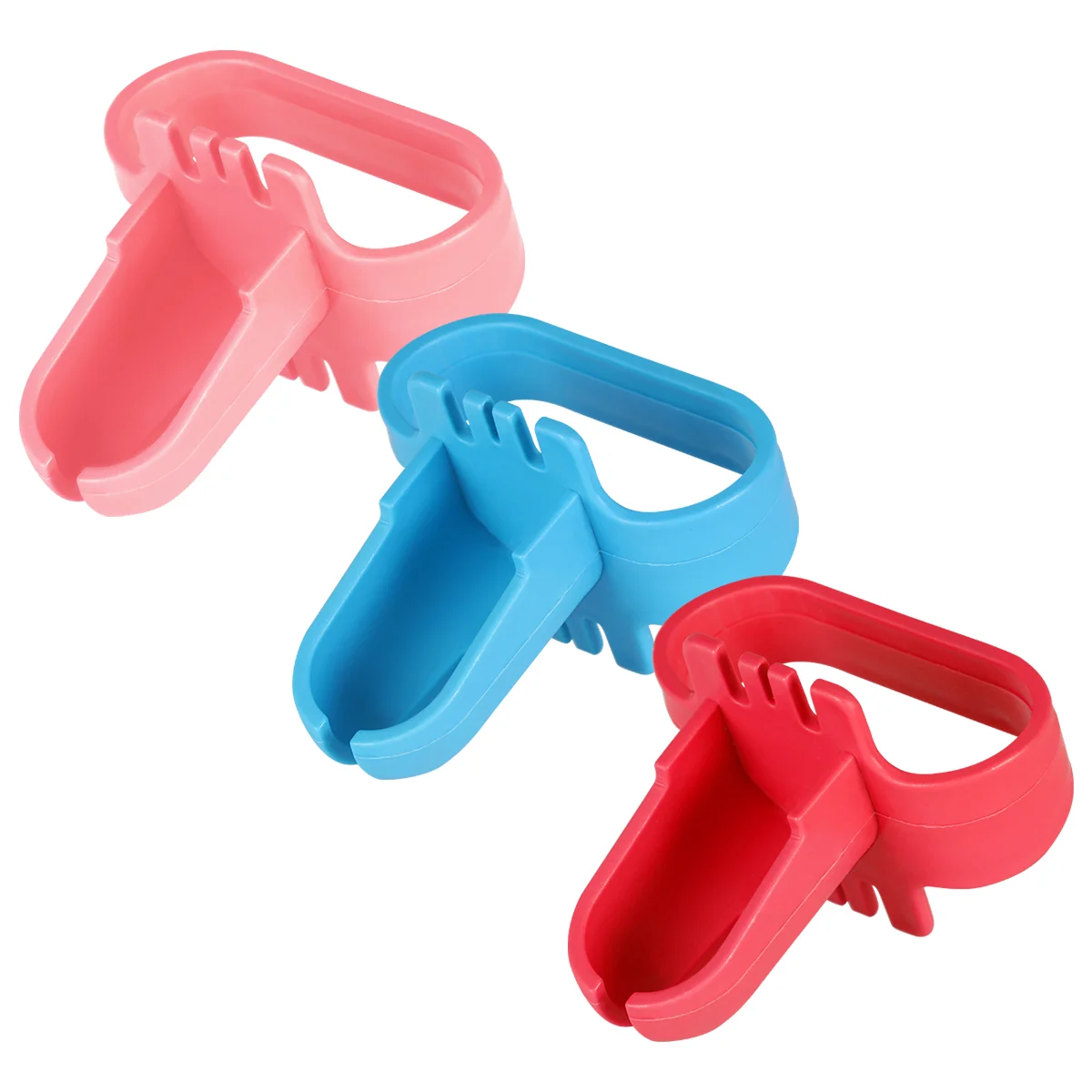 

3PCS Balloons Knot Tool Knot Tying Tool Balloon Clip Balloon Arch Party Supplies ( Red++ Blue )