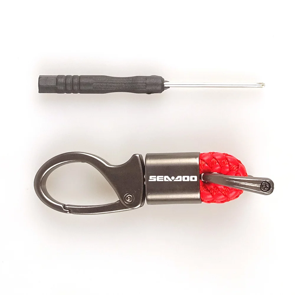 

Металлический карабин в форме подковы для мотоцикла, брелок в оплетке для скутера, брелок для авиатора BRP Can-am Lynx Rotax Sea-Doo Ski-don