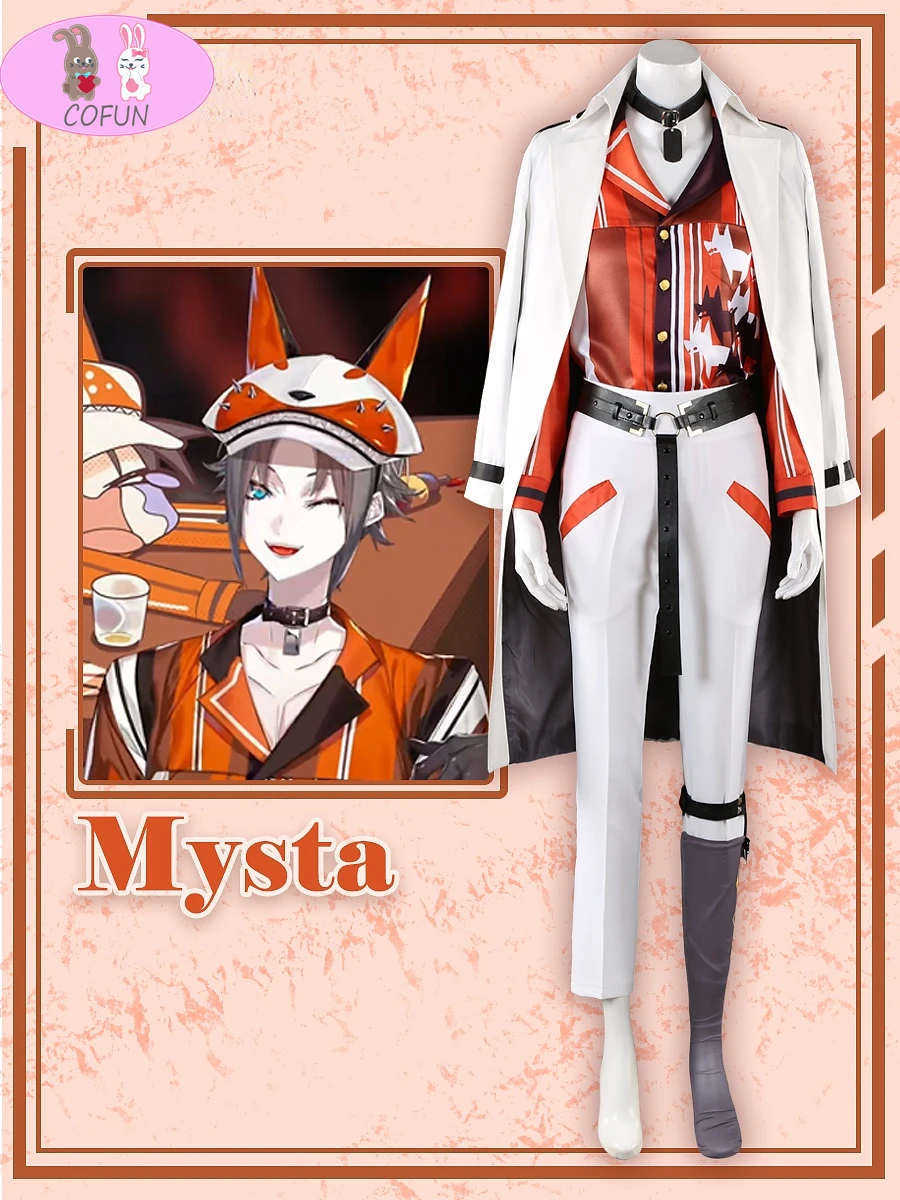 

[Customized]Hololive Vtuber NIJISANJI Luxiem Mysta Rias cosplay costume outfit party halloween game women men Christmas Carnival