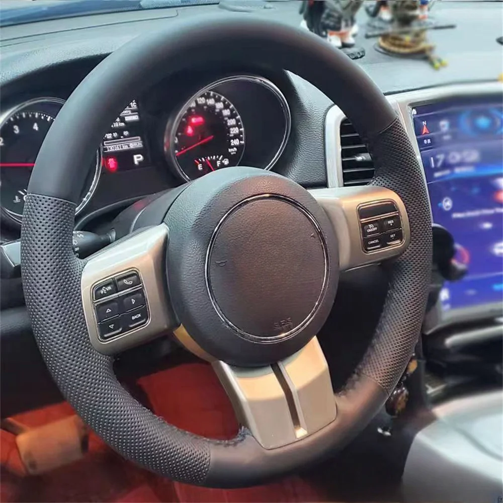 Индивидуальное Ручное шитье кожа из микрофибры фотоэлемент для Jeep Compass Grand Cherokee