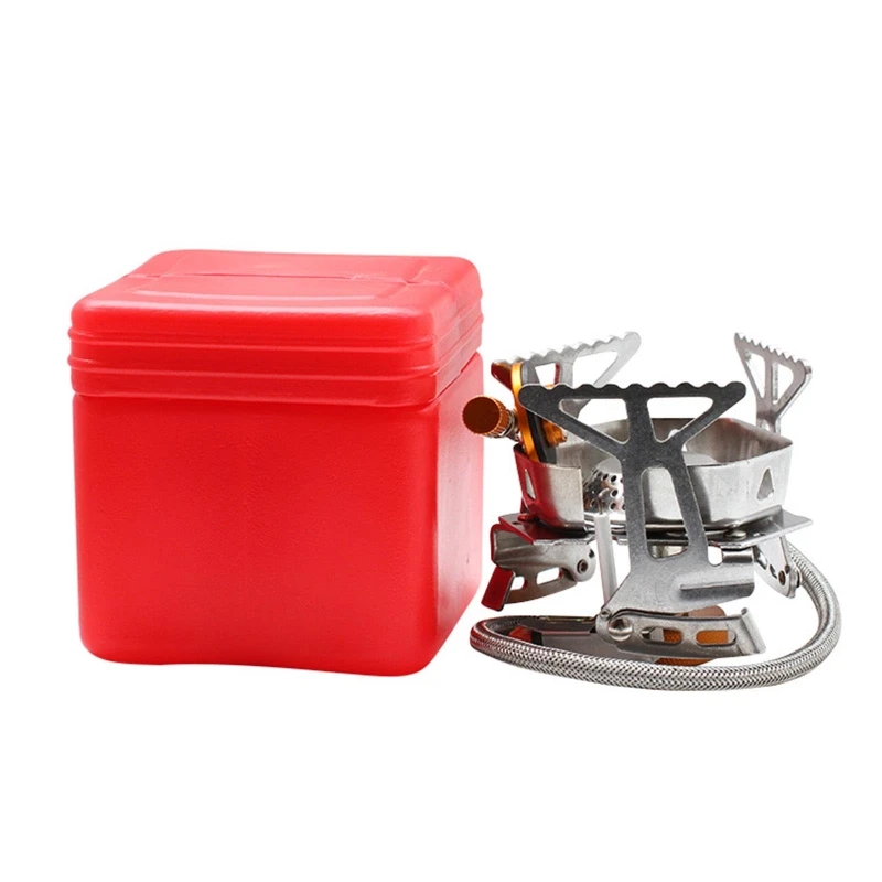 

Outdoor Gas for BURNER Set Portable Windproof Camping Stove Equipment
