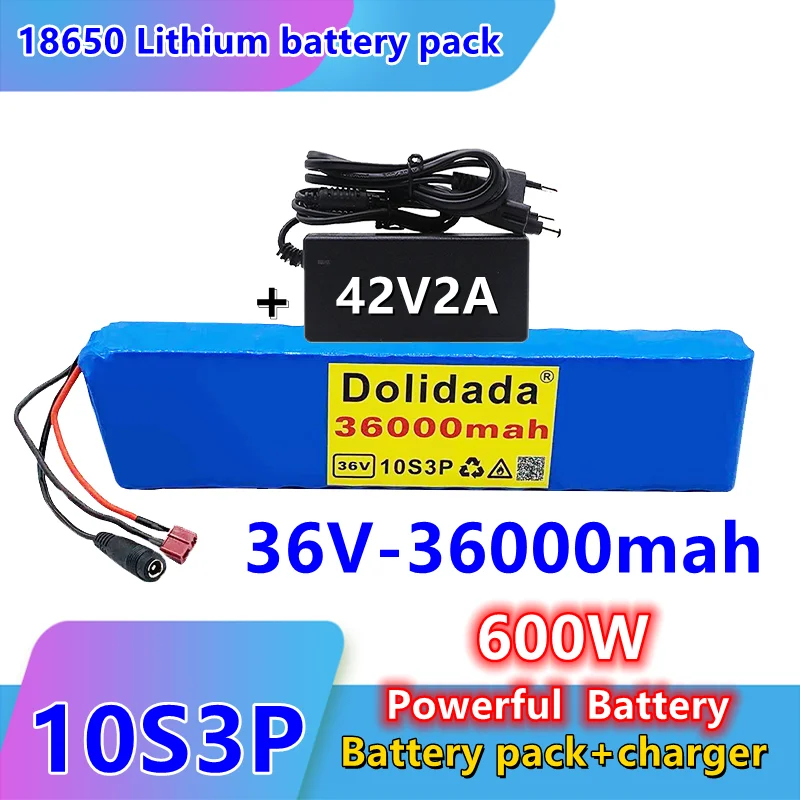 

new 36V 36000mah 10s3p battery 600W 42V 18650 battery pack for Xiaomi m365 Pro eBike bicycle scooter with built-in 20A BMS