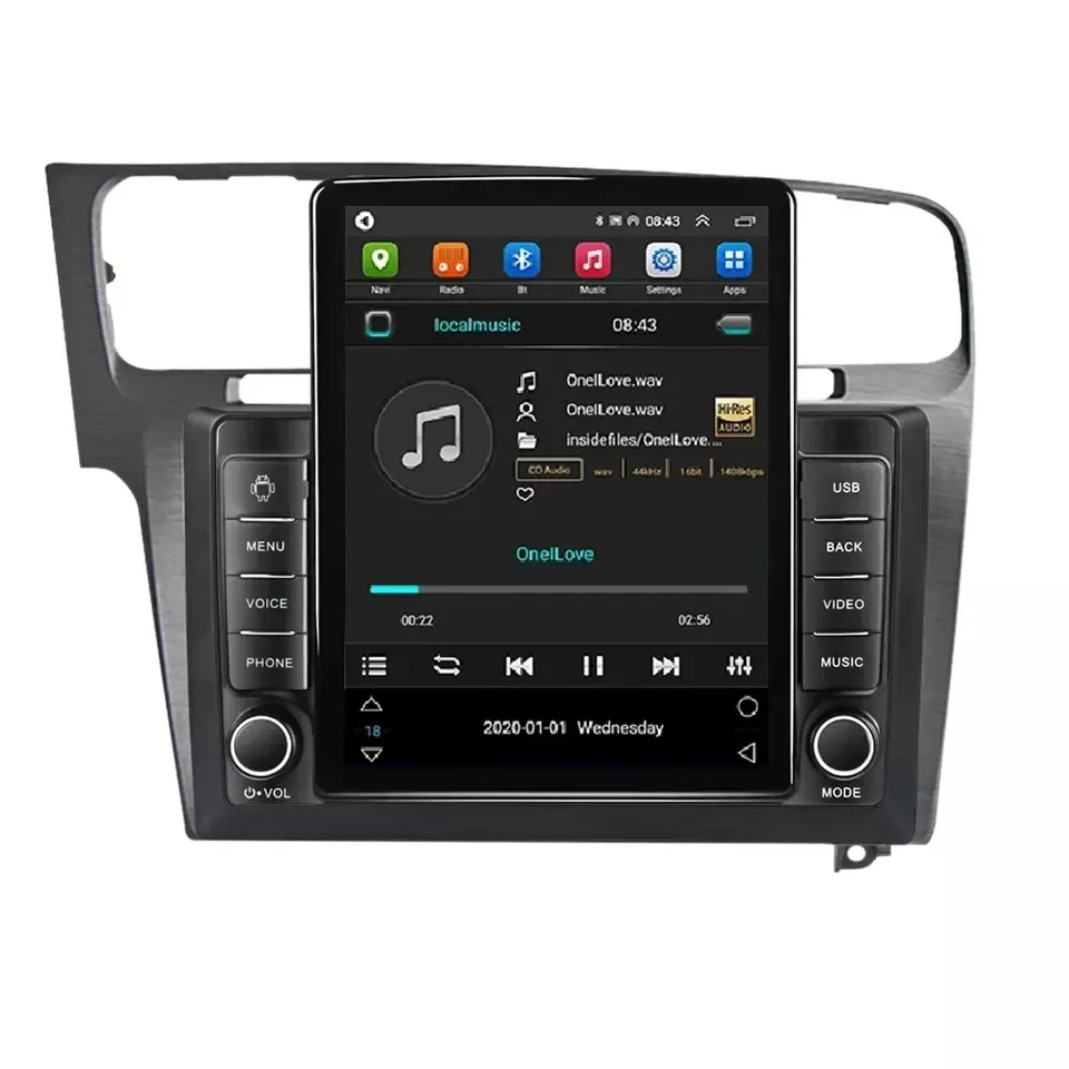 Фото Автомобильный радиоприемник Tesla Android 13 8 + 128G для VW Golf 7 2013-2017 4G LTE WIFI GPS BT carplay автомобильное видео аудио стерео GPS-навигатор №5