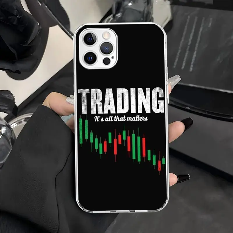 Чехол для телефона Trade Investment Forex Stock Market iPhone 16 15 14 Plus 13 12 Mini 11 Pro Max X XS XR 7 8 + SE Apple Soft