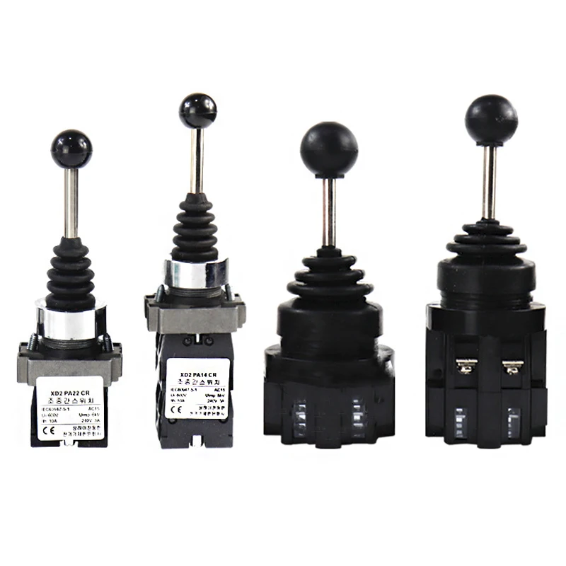4NO 4NC, позиционный перекидной переключатель, модель XD2PA24, контроллеры джойстика 2NO 2NC, позиционный клавишный переключатель XD2PA12 XD2PA22