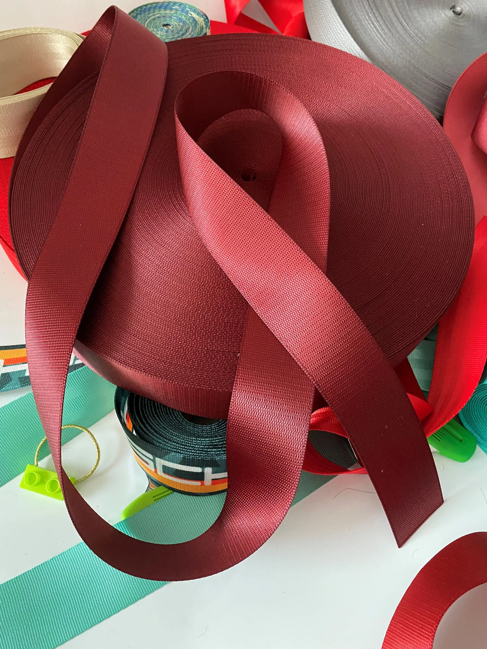 

JOORMOM 3-30 м темно-Вишневый красный автомобильный ремень безопасности, замок Edge Fishline, модификация автомобиля, высокопрочный полиэстер, аксессуары для автомобильного сиденья