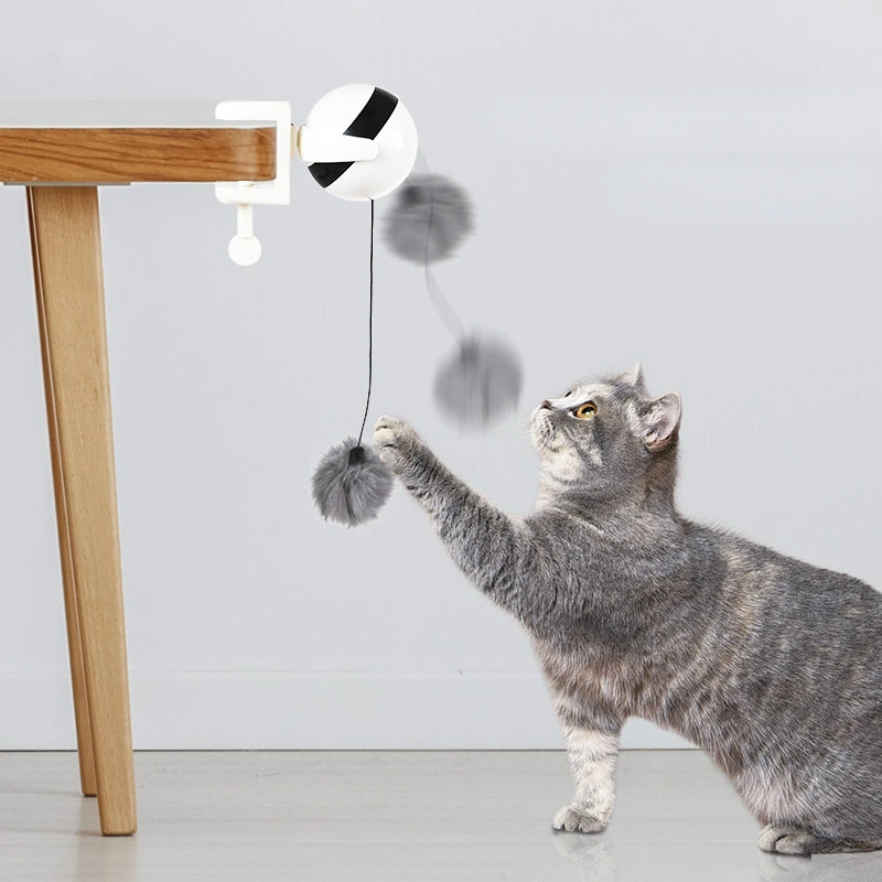 

Automatic Cat Lifting Ball Electric Interactive Self Playing Teaser Puzzle Toy Smart Pet Ball Toys Supplies for Cats Kitten