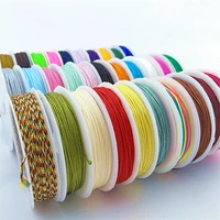 10mroll 0 8mm nylon thread cord string colorful beading cords for diy making bracelet necklace handmade craft accessories