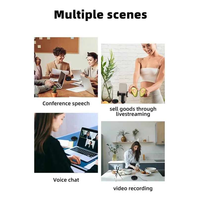 USB-микрофон для видеоконференций всенаправленный конденсаторный микрофон ПК