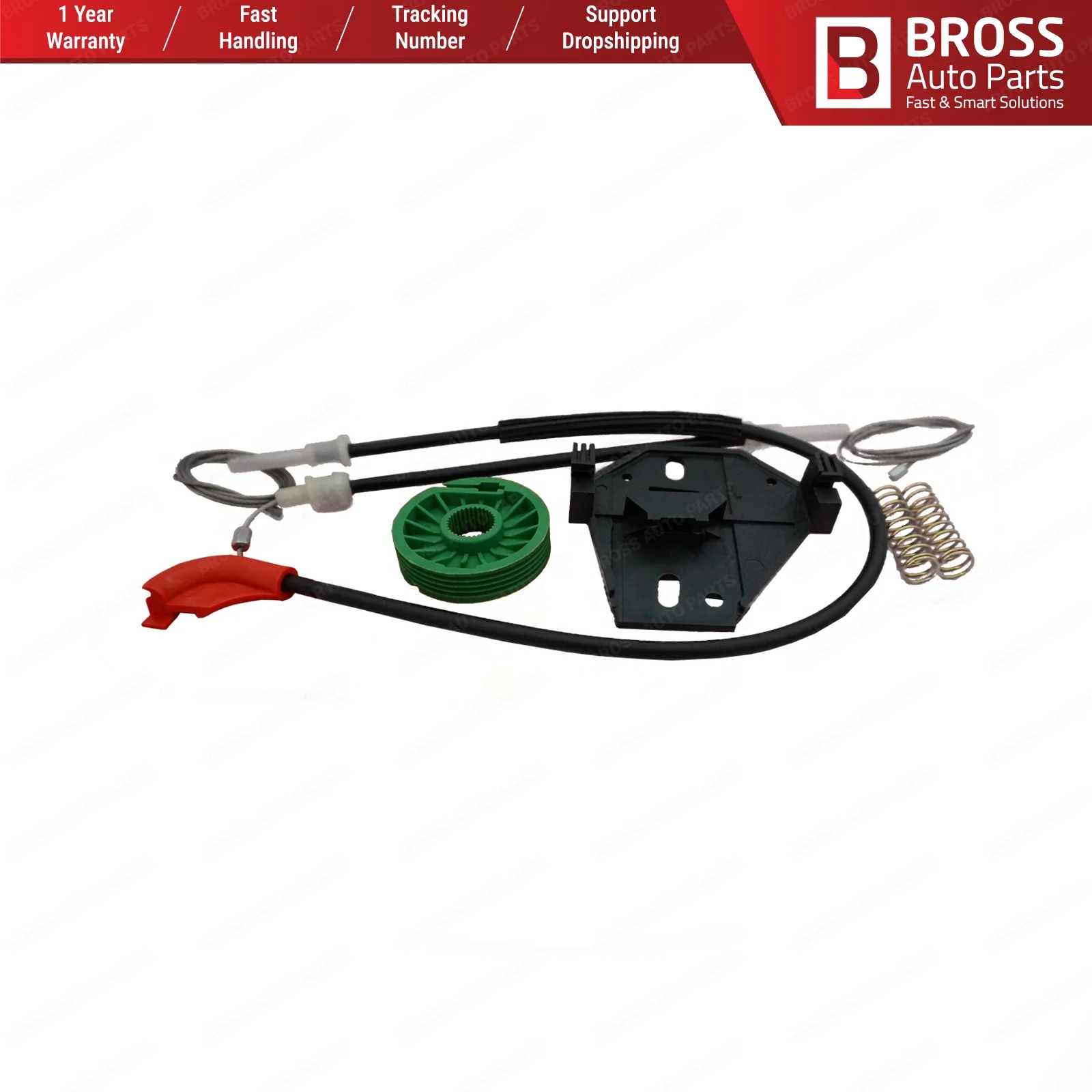 Комплект для ремонта стеклоподъемника BWR5062 передняя левая сторона водителя