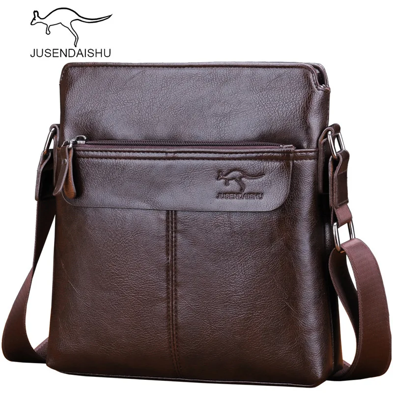 Luxury Men Leather Shoulder Bag Fashion Totes Crossbody 2023 New Designer Messenger Bags Male Luxurious Brand Men's Handbag