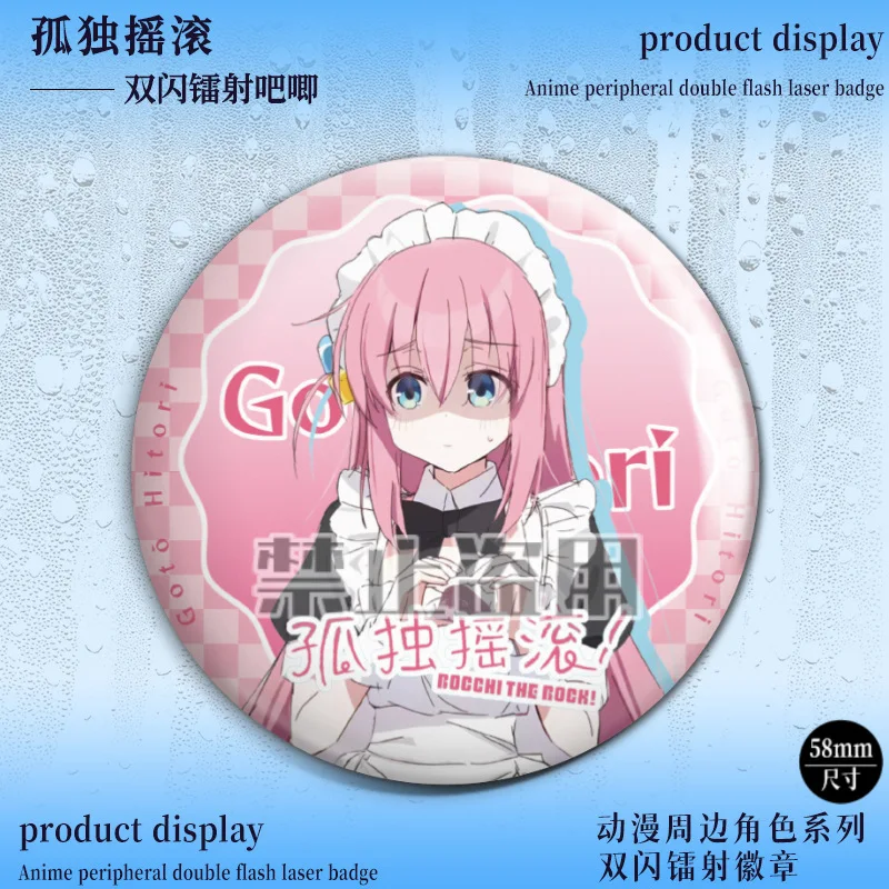 Аниме BOCCHI THE ROCK! Фигурки Gotoh Hitori Kita Ikuyo Ijichi Nijika кавайный металлический значок для