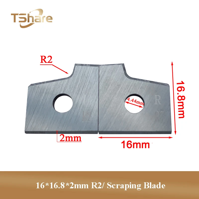 

Скребковые лезвия YIDIAN 16x16.8x2 мм R2 для кромкооблицовочного станка Felder